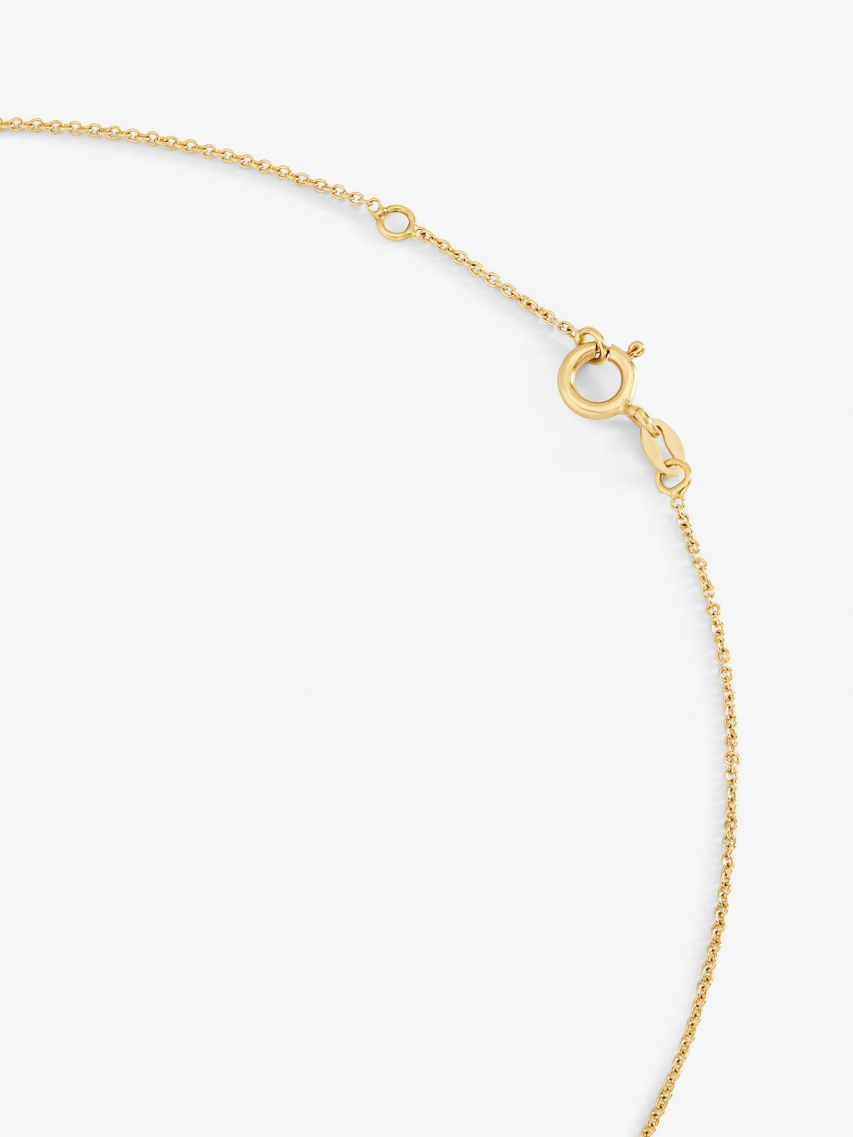 Colgante cadena de oro amarillo de 18K con topacio