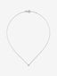 Colgante de oro blanco de 18kt con diamantes