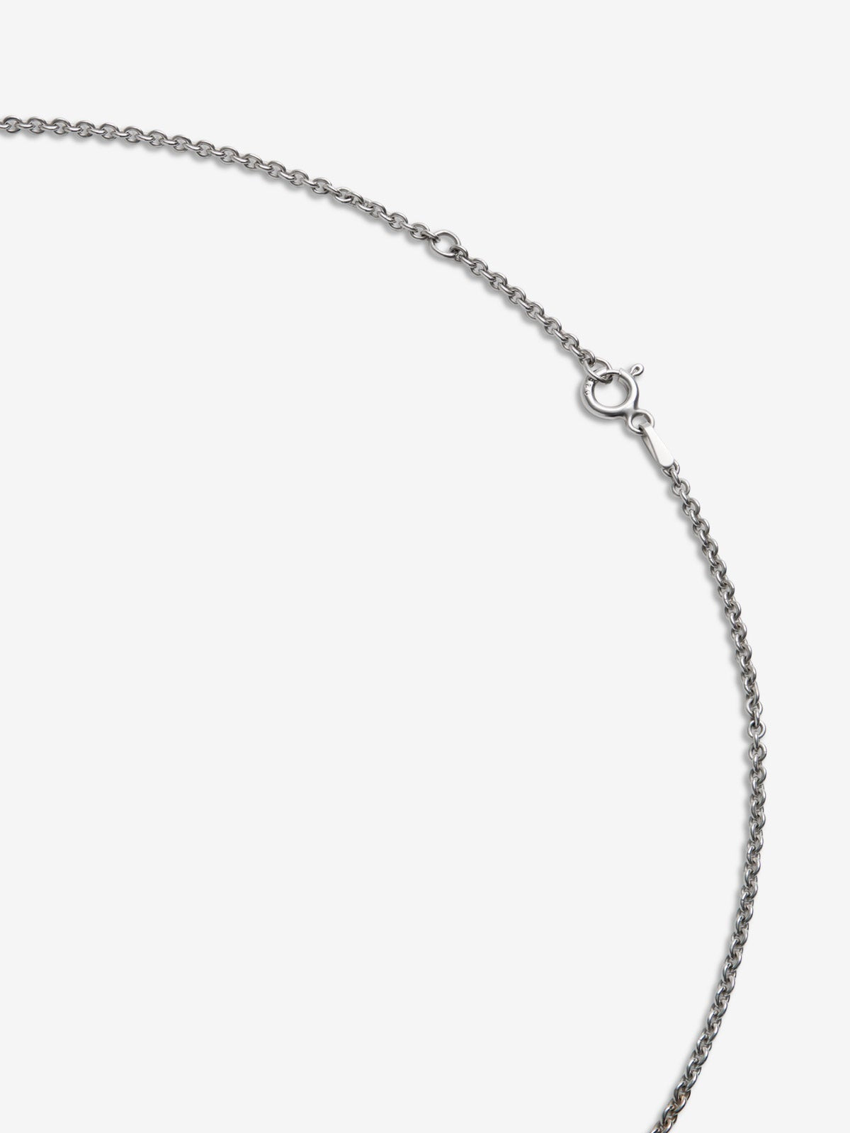 Colgante cadena de plata 925 con amatista morada en talla octogonal