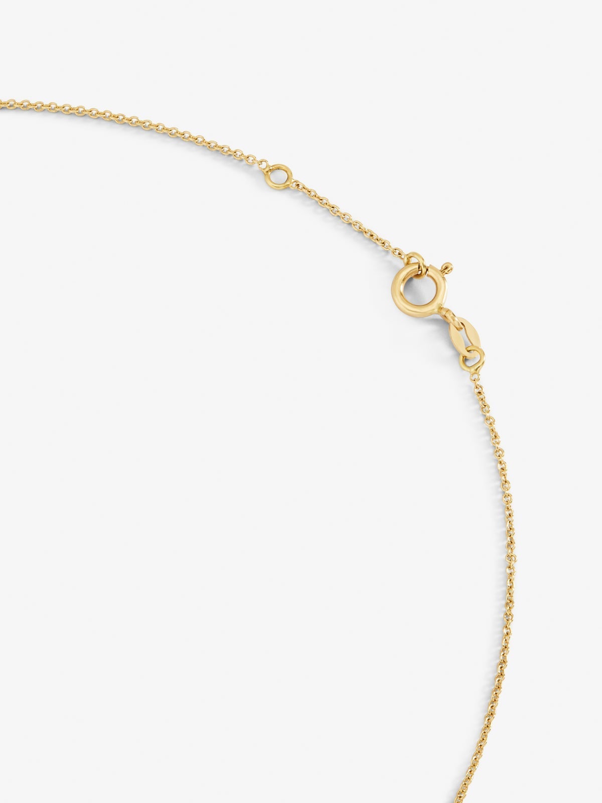 Colgante cadena de oro amarillo de 18K con amatista