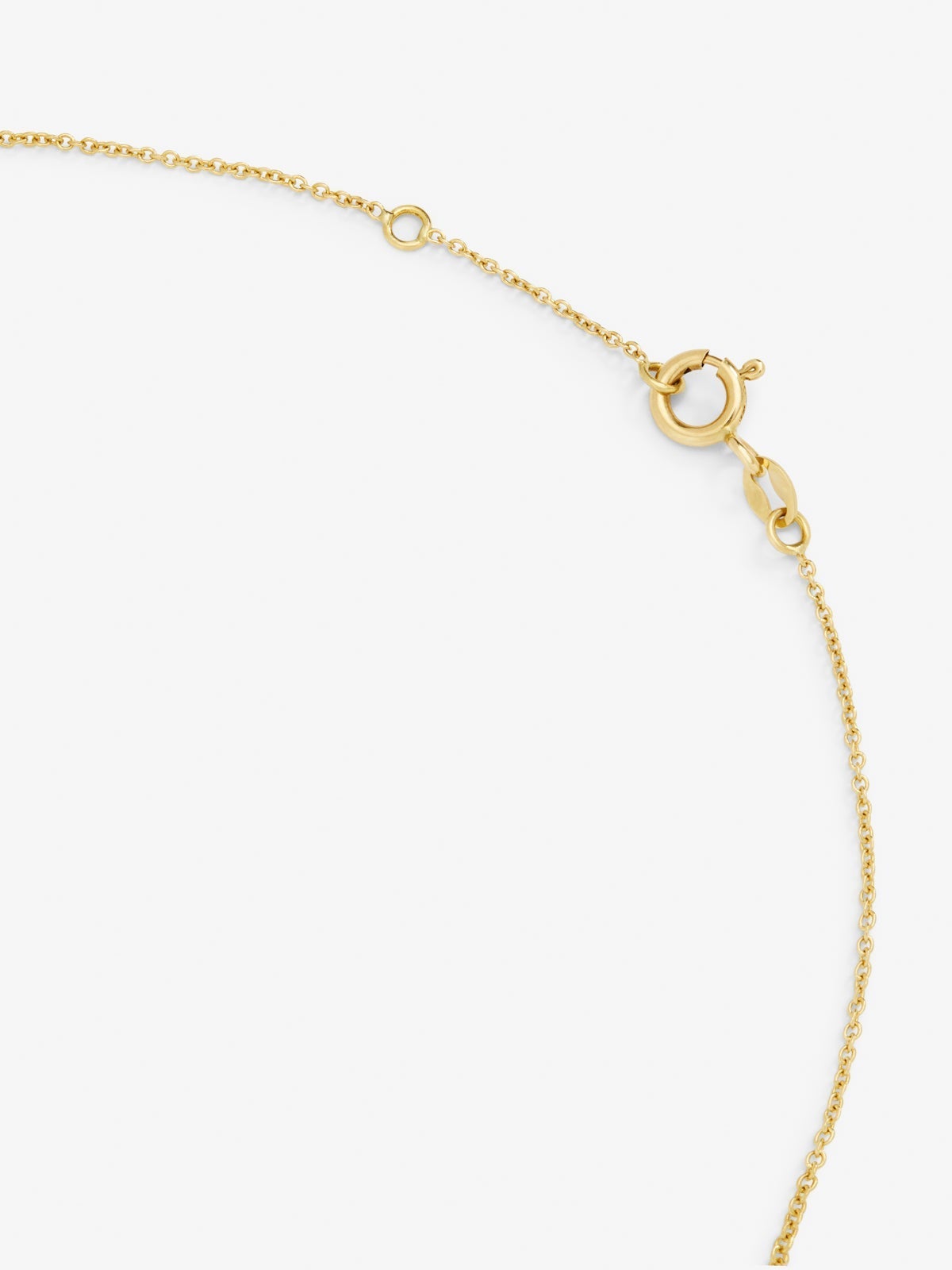 Colgante cadena de oro amarillo de 18K con topacio