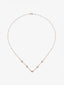 Colgante con estrellas de oro rosa de 18kt con diamantes