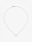 Colgante de oro blanco de 18kt con diamantes