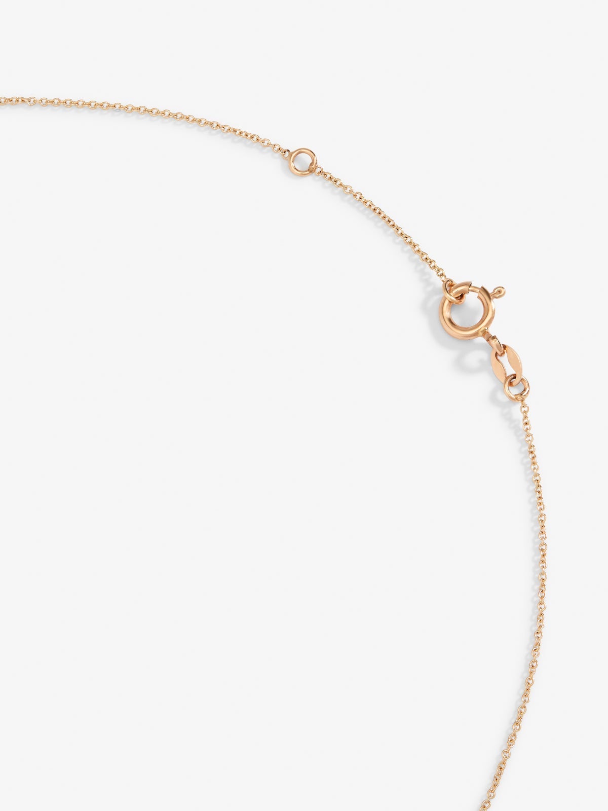 Colgante de oro rosa de 18K con zafiros verdes y multicolor en forma de flor
