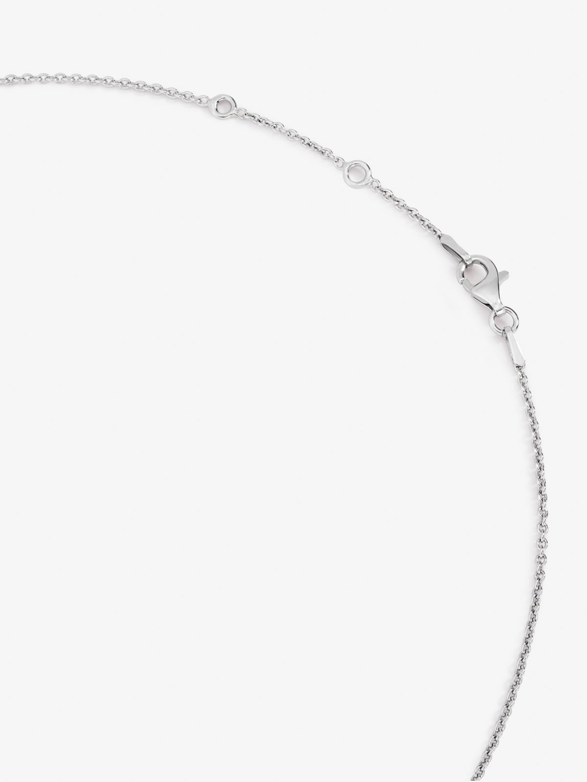 Colgante grande de plata 925 con gemas multicolor