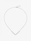 Colgante de oro blanco de 18K con diamantes blancos en talla brillante de 1,25 cts