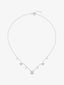 Colgante de oro blanco de 18K con diamantes blancos en talla brillante de 0,6 cts