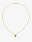 Colgante de oro amarillo de 18K con 29 diamantes en talla brillante con un total de 0,25 cts y forma de tigre