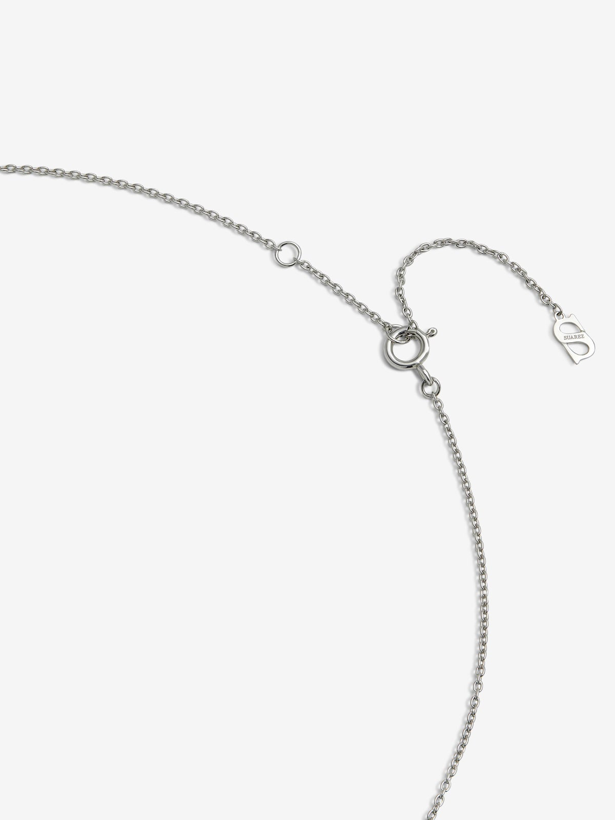 Colgante de plata 925 con pavé de topacios azul swiss en talla brillante