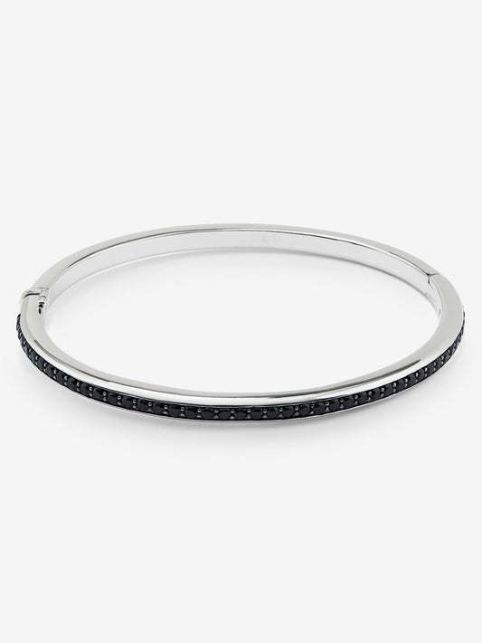 Pulsera rígida de plata 925 con espinelas