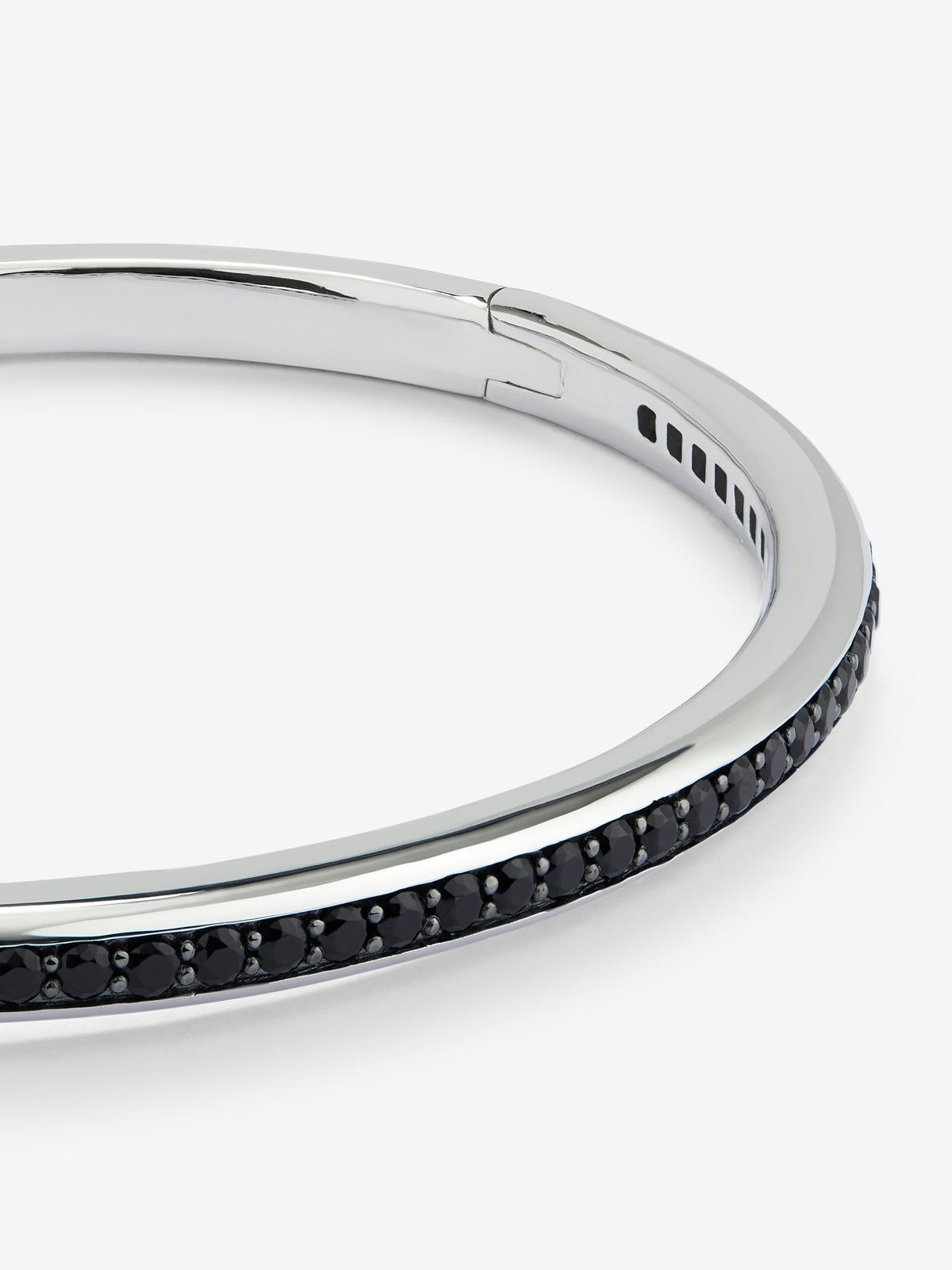 Pulsera rígida de plata 925 con espinelas