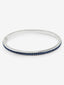 Pulsera rígida de plata 925 con zafiros
