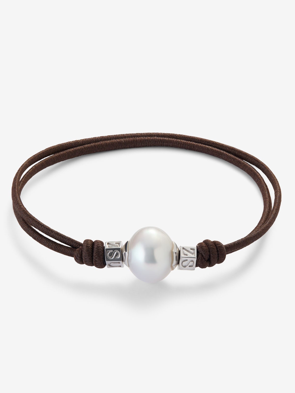 Pulsera one con perla australiana y detalles de plata 925