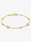 Pulsera de oro rosa de 18K