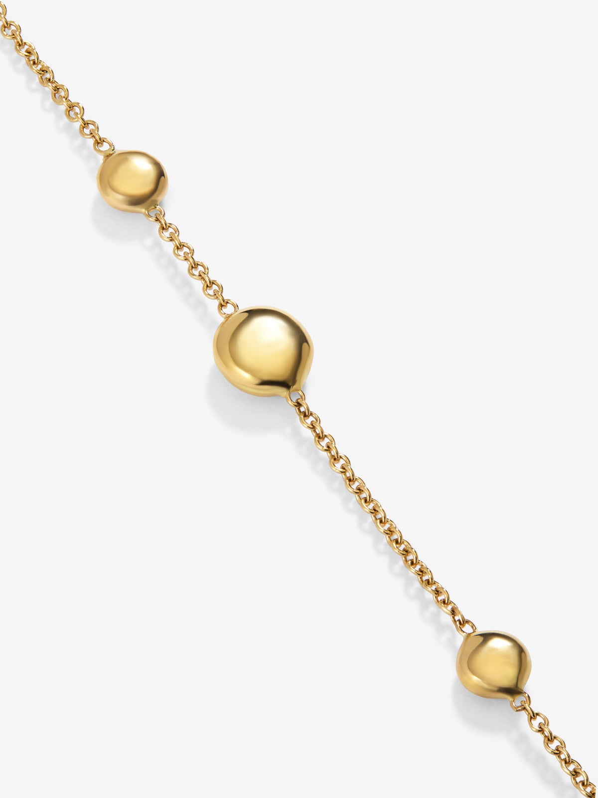 Pulsera de oro rosa de 18K