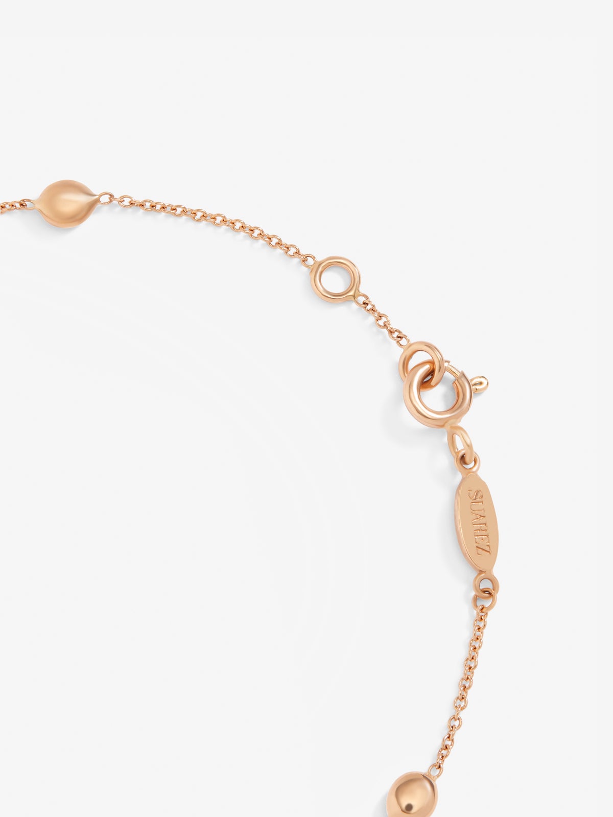 Pulsera de oro rosa de 18K
