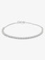 Pulsera rivière de oro blanco de 18K con diamantes en talla brillante con un total de 0,90 cts