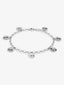 Pulsera de plata 925 con 7 diamantes en talla brillante con un total de 0,05 cts