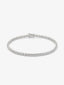 Pulsera rivière de oro blanco de 18K con diamantes en talla brillante de 0,2 cts