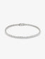 Pulsera rivière de oro blanco de 18K con diamantes en talla brillante con un total de 0,89 cts