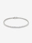 18K white gold rivière bracelet with 0.89 ct brilliant-cut diamonds