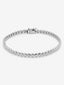 Pulsera rivière de oro blanco de 18K con diamantes en talla brillante con un total de 0,76 cts