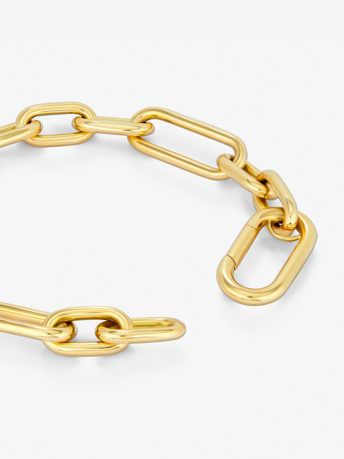 Pulsera eslabones grande oro amarillo de 18K