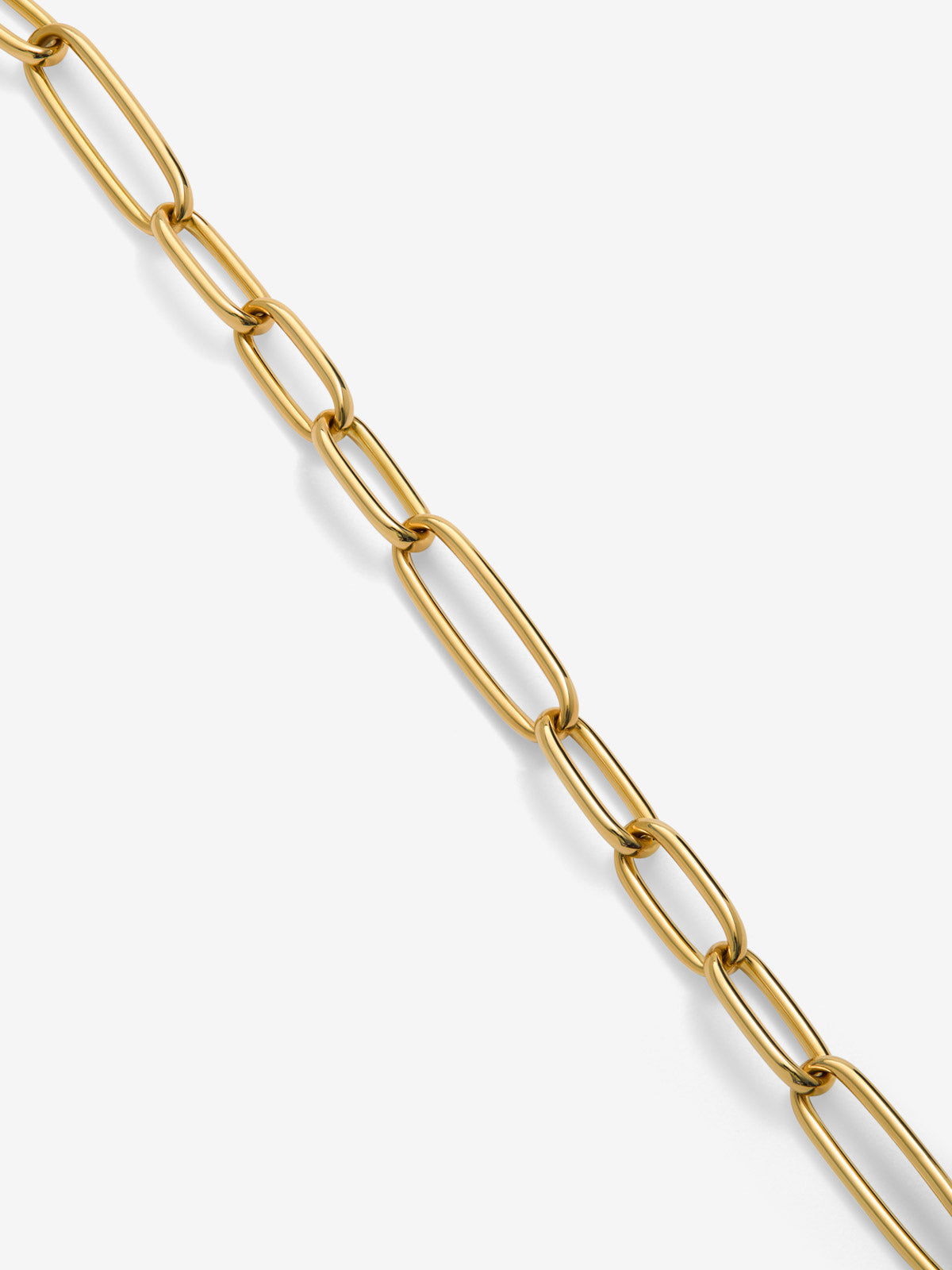 Medium link bracelet made of 18K yellow gold