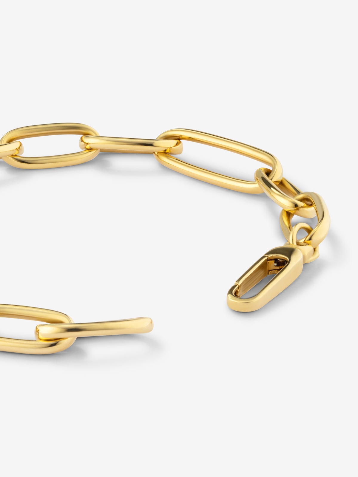 Pulsera eslabones mediana de oro amarillo de 18K
