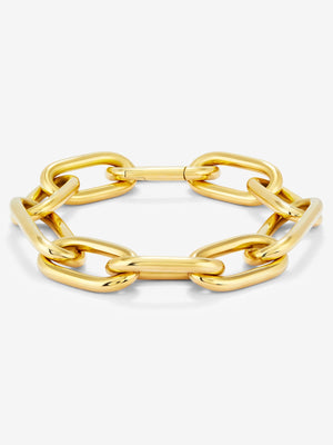 Pulsera eslabones extra grande oro amarillo de 18K