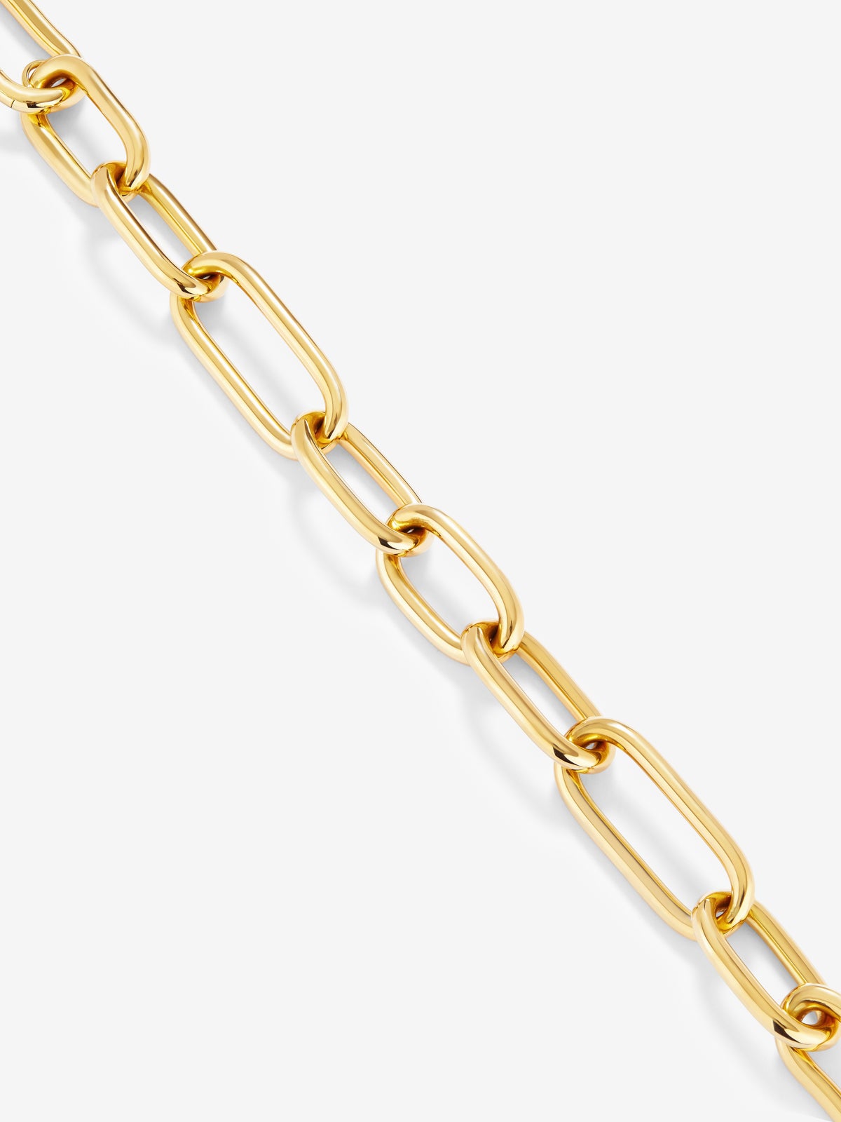 Pulsera eslabones extra grande oro amarillo de 18K