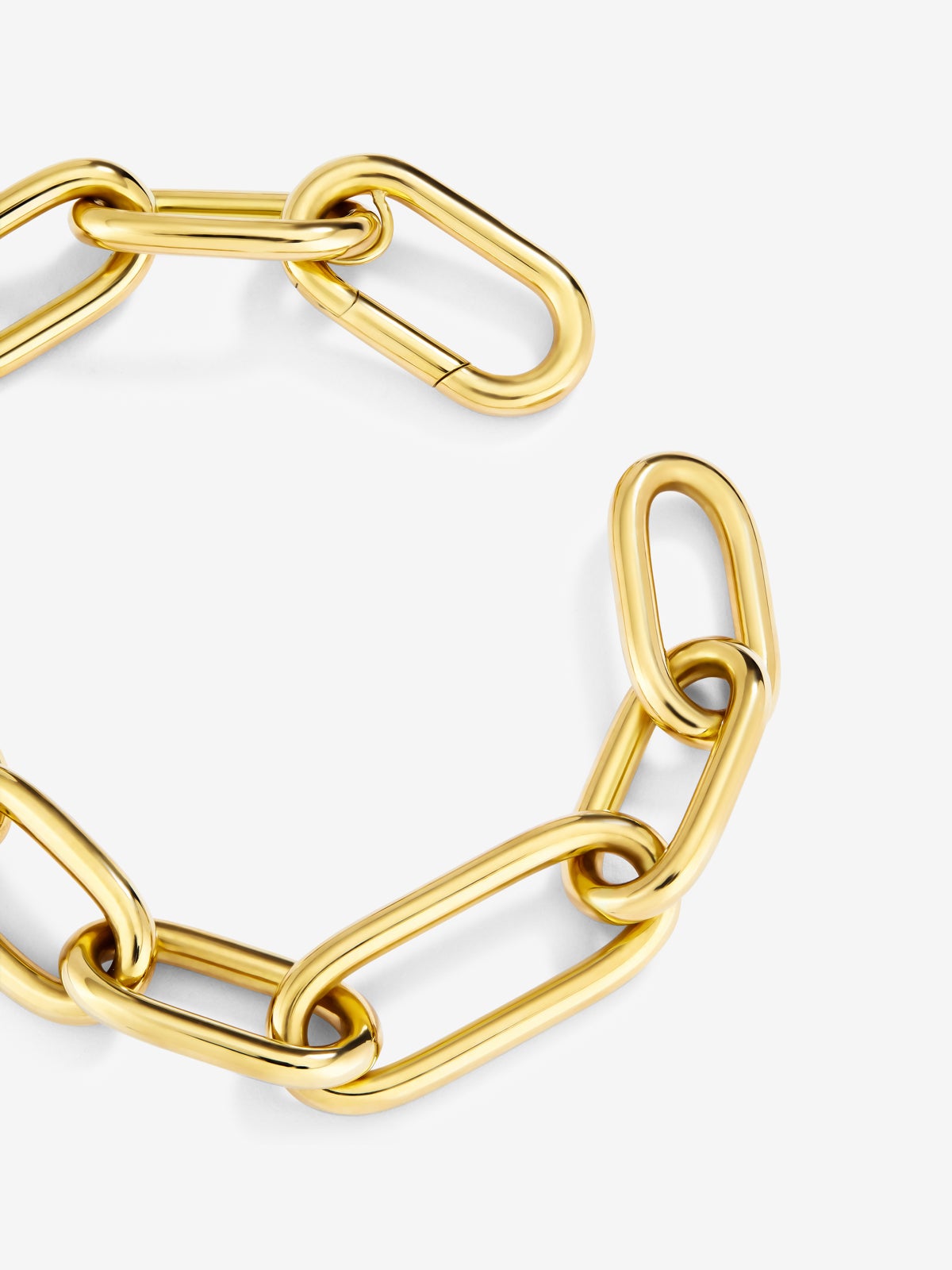 Pulsera eslabones extra grande oro amarillo de 18K