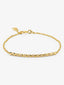 Pulsera de oro amarillo de 18K con 11 diamantes en talla brillante con un total de 0,16 cts
