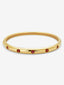 Pulsera de oro amarillo de 18K con rubíes en talla brillante de 1,2 cts