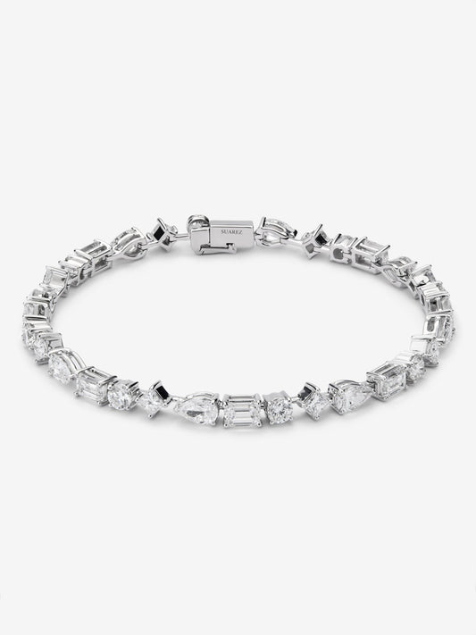Pulsera de Alta Joyería en oro blanco de 18K con diamantes