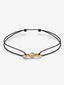 Charm de oro amarillo de 18K con diamante en talla brillante de 0,4 cts