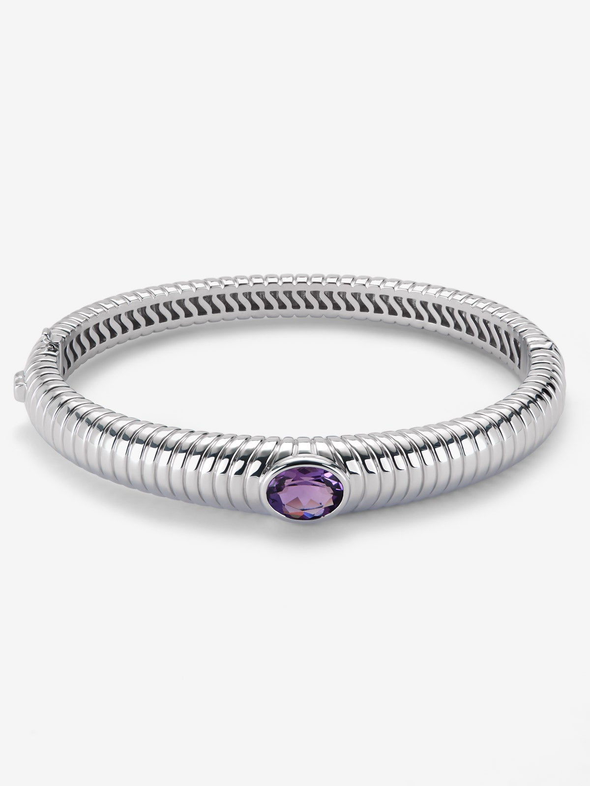 Pulsera de plata 925 con amatista morada