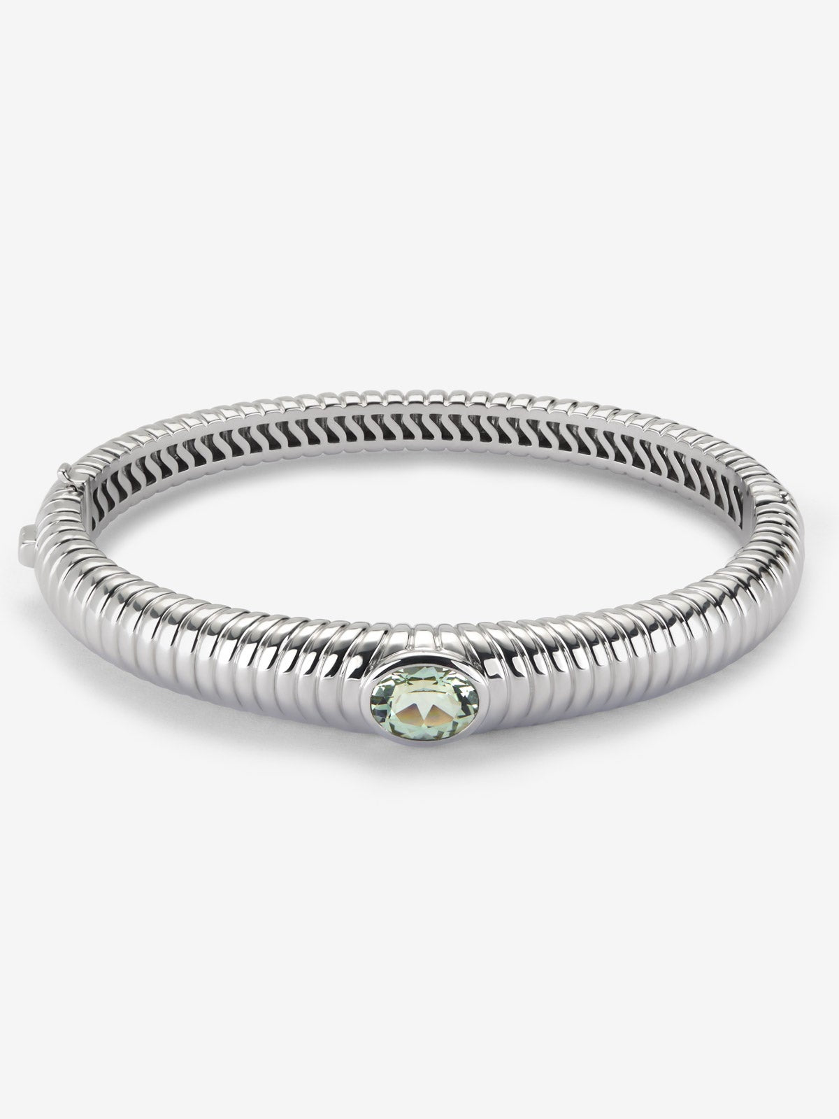 Pulsera de plata 925 con amatista verde