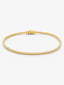 Pulsera rivière de oro amarillo de 18K con diamantes blancos en talla brillante de 1,65 cts