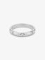 Anillo de oro blanco de 18K con 3 diamantes en talla brillante con un total de 0,09 cts
