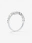 Anillo tú y yo de oro blanco de 18K con diamantes blancos en talla brillante de 1,15 cts