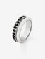 Anillo de plata 925 con 15 espinelas en talla brillante
