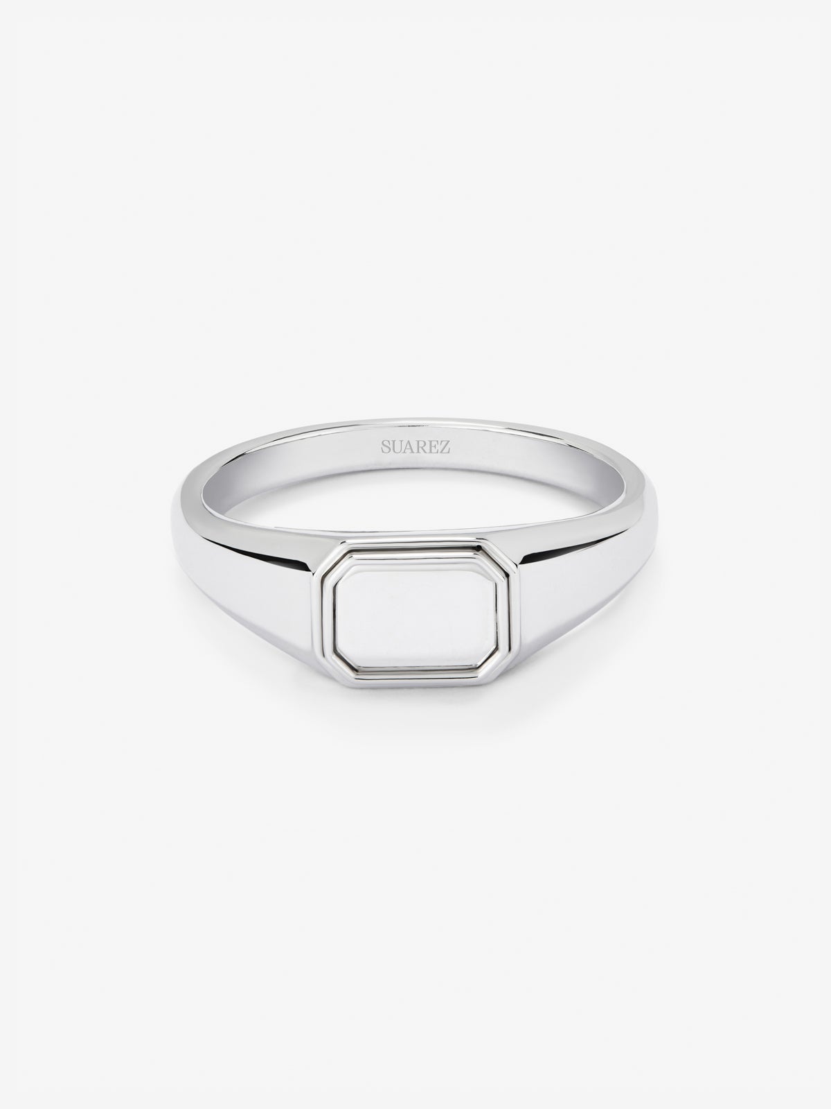 Anillo de sello pequeño de plata 925