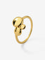 Anillo de oro amarillo de 18K con motivos de esferas