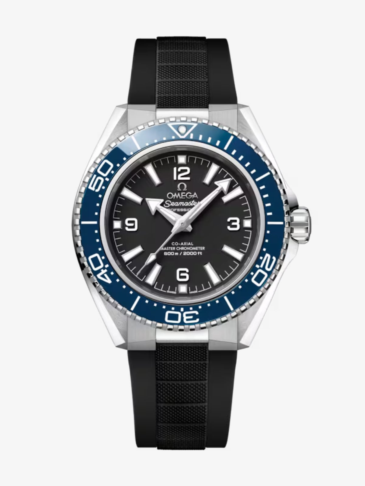 Seamaster Planet Ocean 600M 42 mm, acero con pulsera de caucho