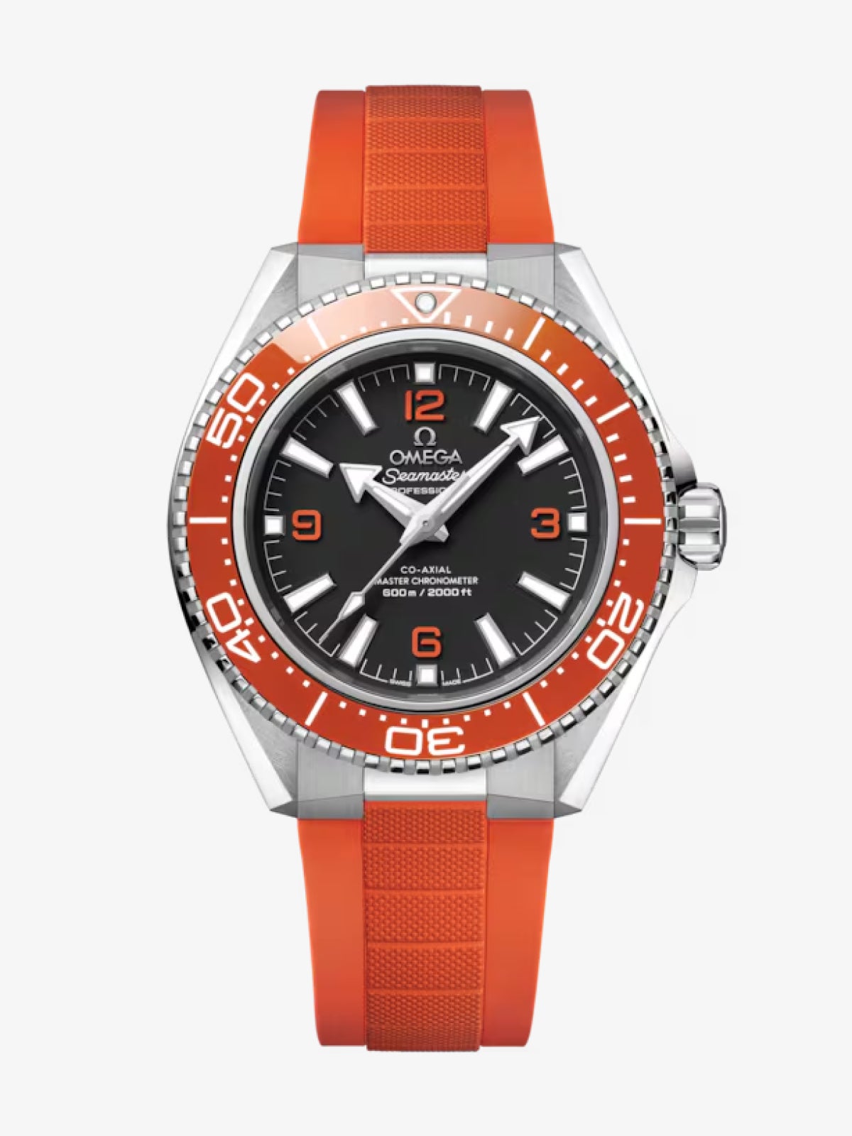 Seamaster Planet Ocean 600M 42 mm, acero con pulsera de caucho