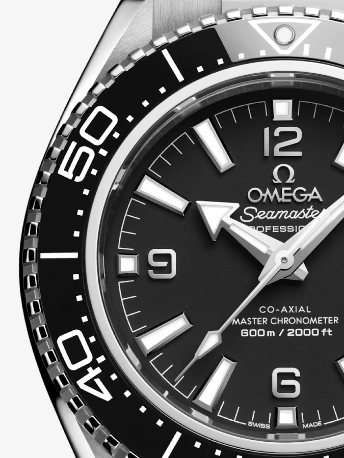 Seamaster Planet Ocean 600M 42 mm, acero con pulsera de caucho