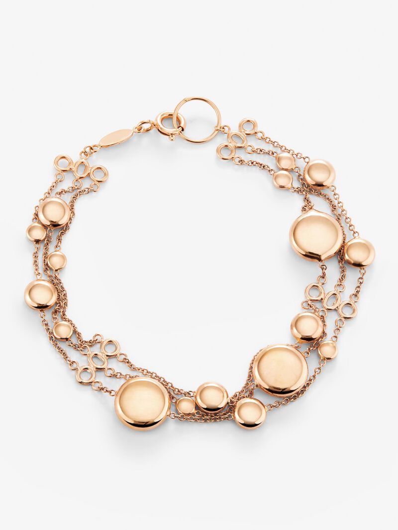 18K rose gold bracelet image number 0