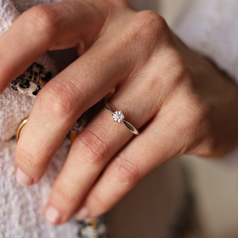 Engagement ring, SL3006-00D040/FVVS2_V