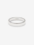Alianza de boda de oro blanco de 18kt de 3,15 mm, AL8020_OB_V